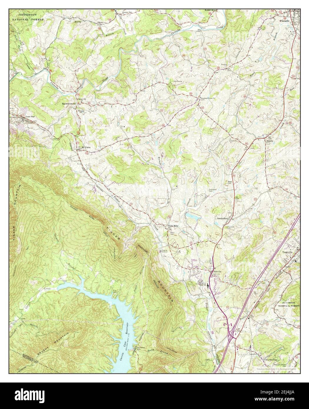 Map of daleville hires stock photography and images Alamy