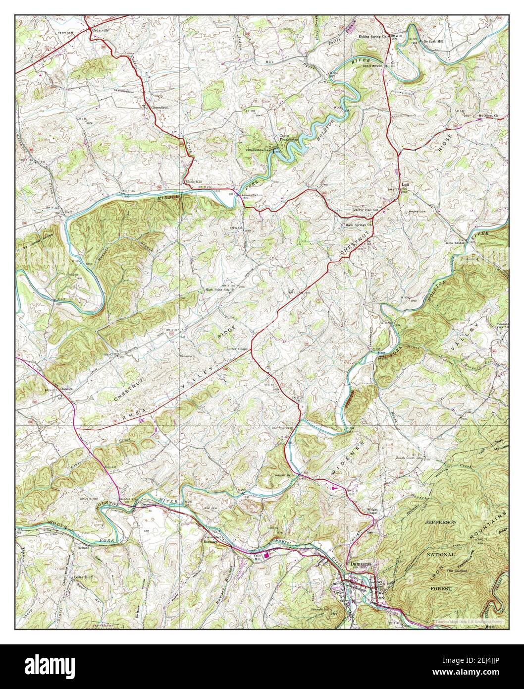 Map Of Damascus Virginia Damascus, Virginia, Map 1938, 1:24000, United States Of America By Timeless  Maps, Data U.s. Geological Survey Stock Photo - Alamy
