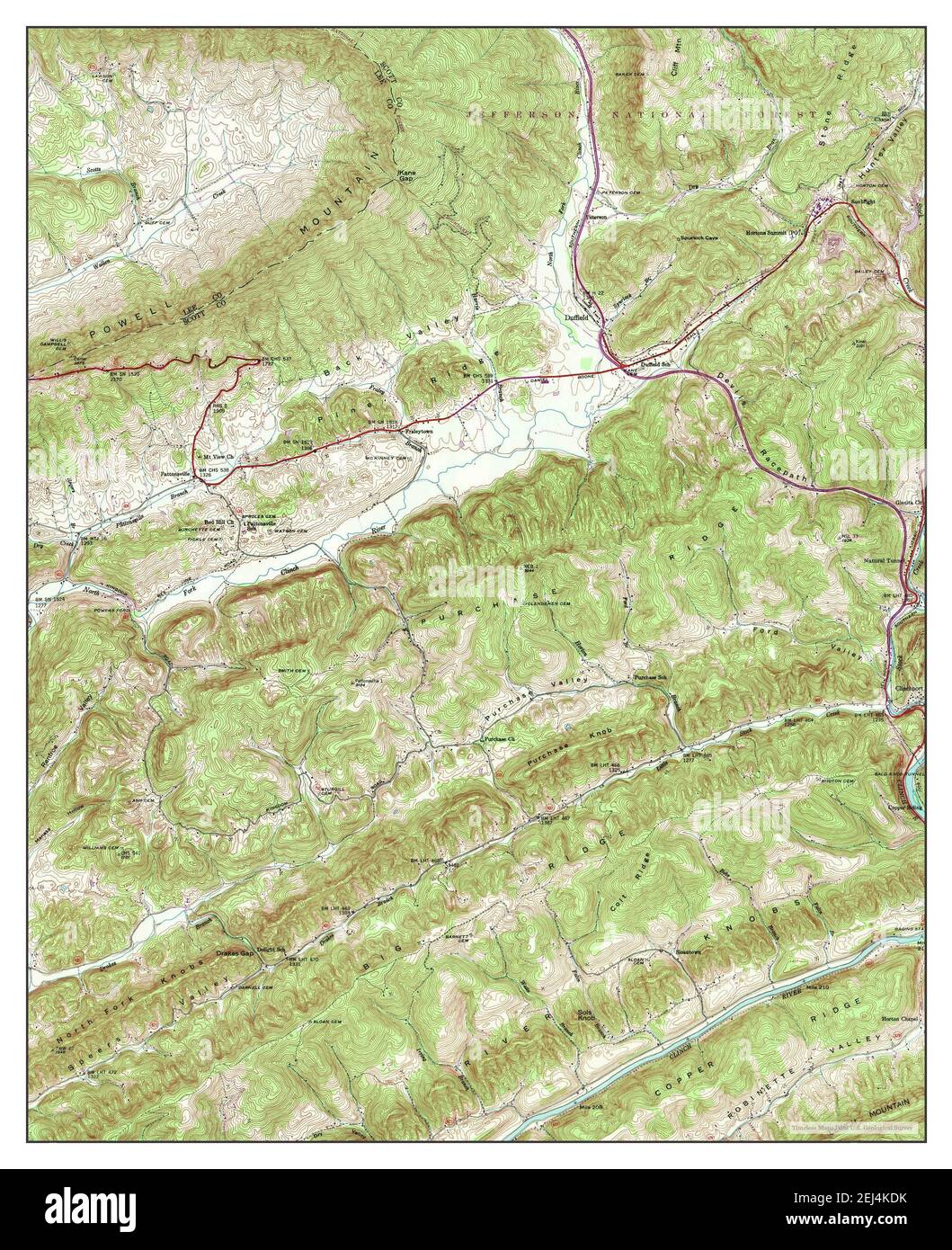 Duffield virginia map hires stock photography and images Alamy