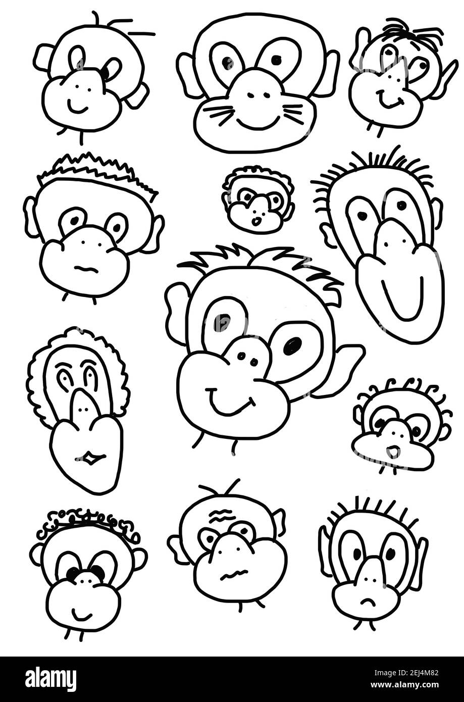 How To Draw Monkey | Monkey Drawing | बंदर का चित्र आसानी से बनाना सीखे |  Monkey | Smart Kids Art - YouTube