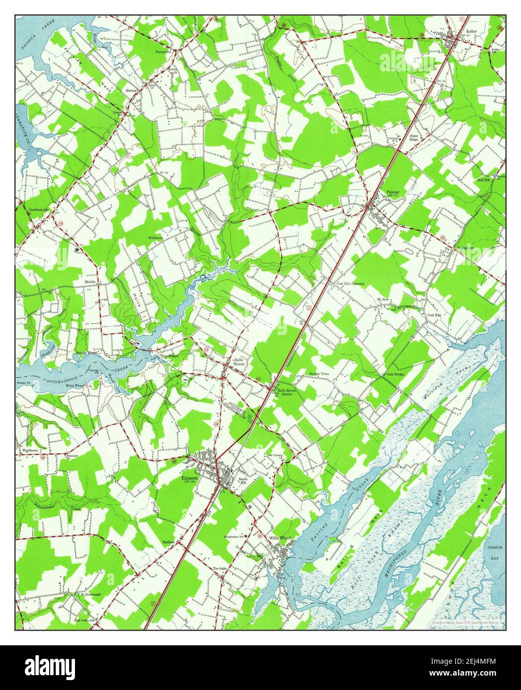 Exmore virginia map hires stock photography and images Alamy