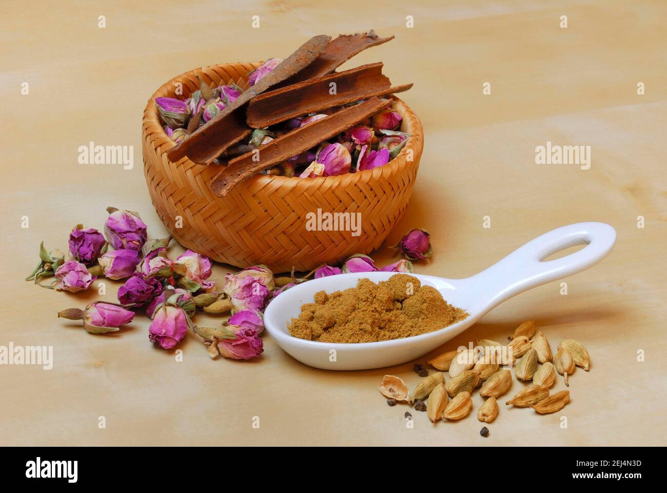Advieh, spice mix, Persian cuisine, rose buds, rose petals, cardamom