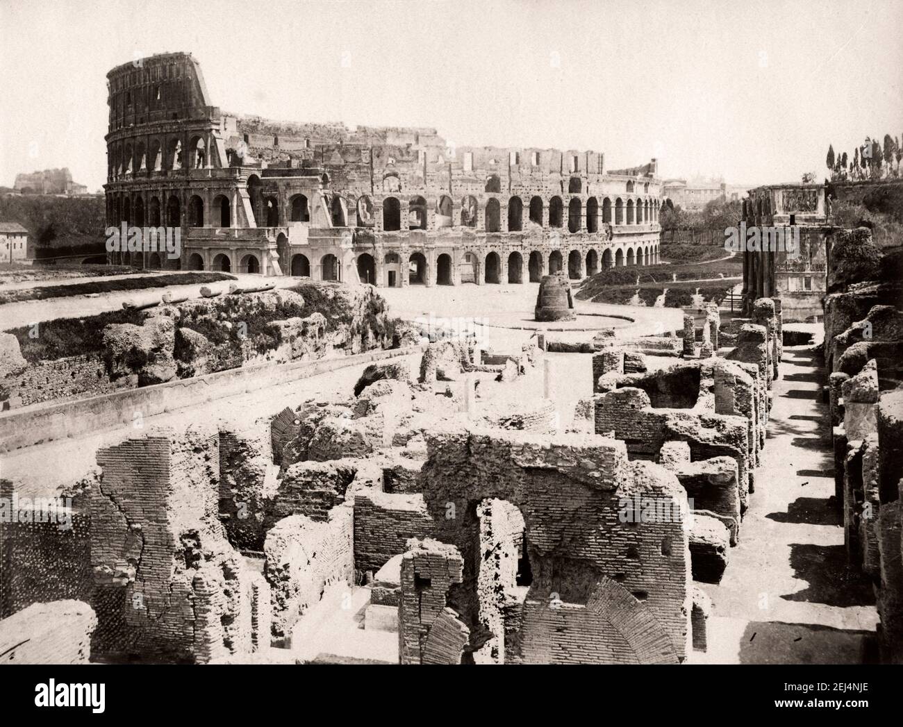 Roma 1910 circa Colosseo 