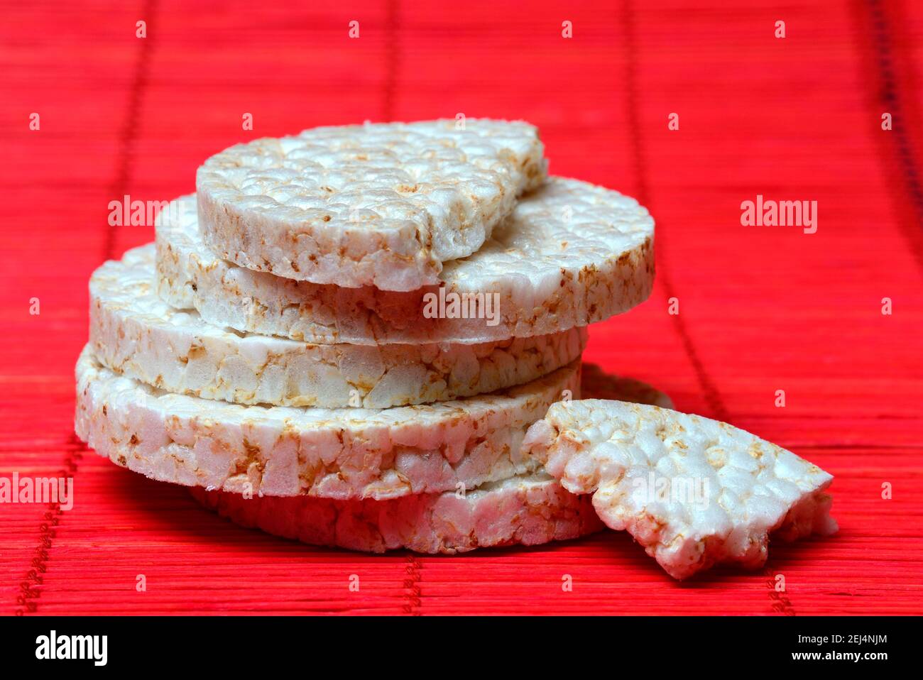 Stacked rice cakes, rice cake Stock Photo Alamy