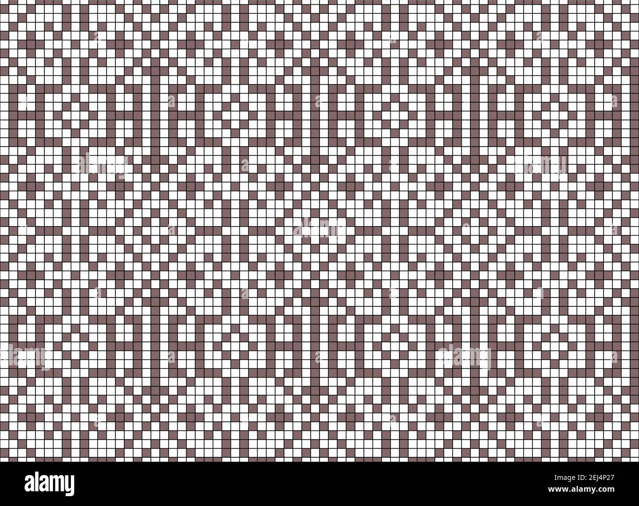 Vector abstract decorative pixel art illustration Stock Vector Image ...