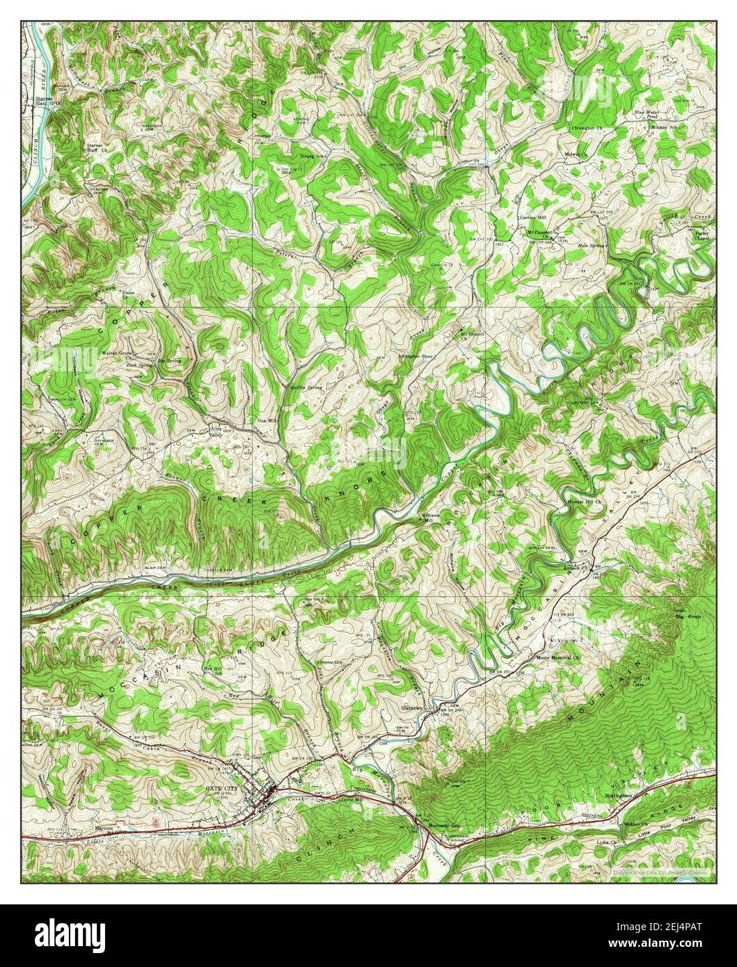 Gate City Virginia Map Gate City Virginia Cut Out Stock Images & Pictures - Alamy