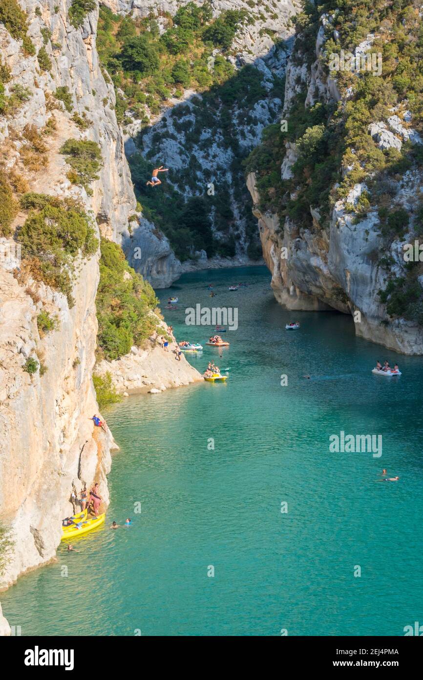 Pont du Galetas, du Verdon, France Stock Photo Alamy