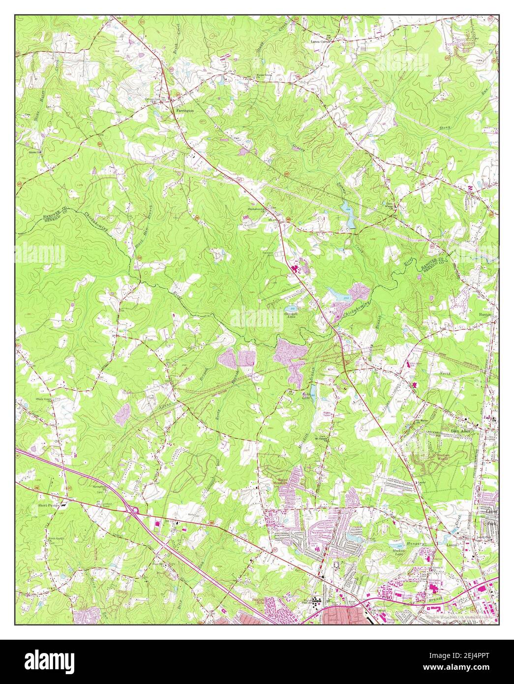 Glen allen virginia map Cut Out Stock Images & Pictures Alamy