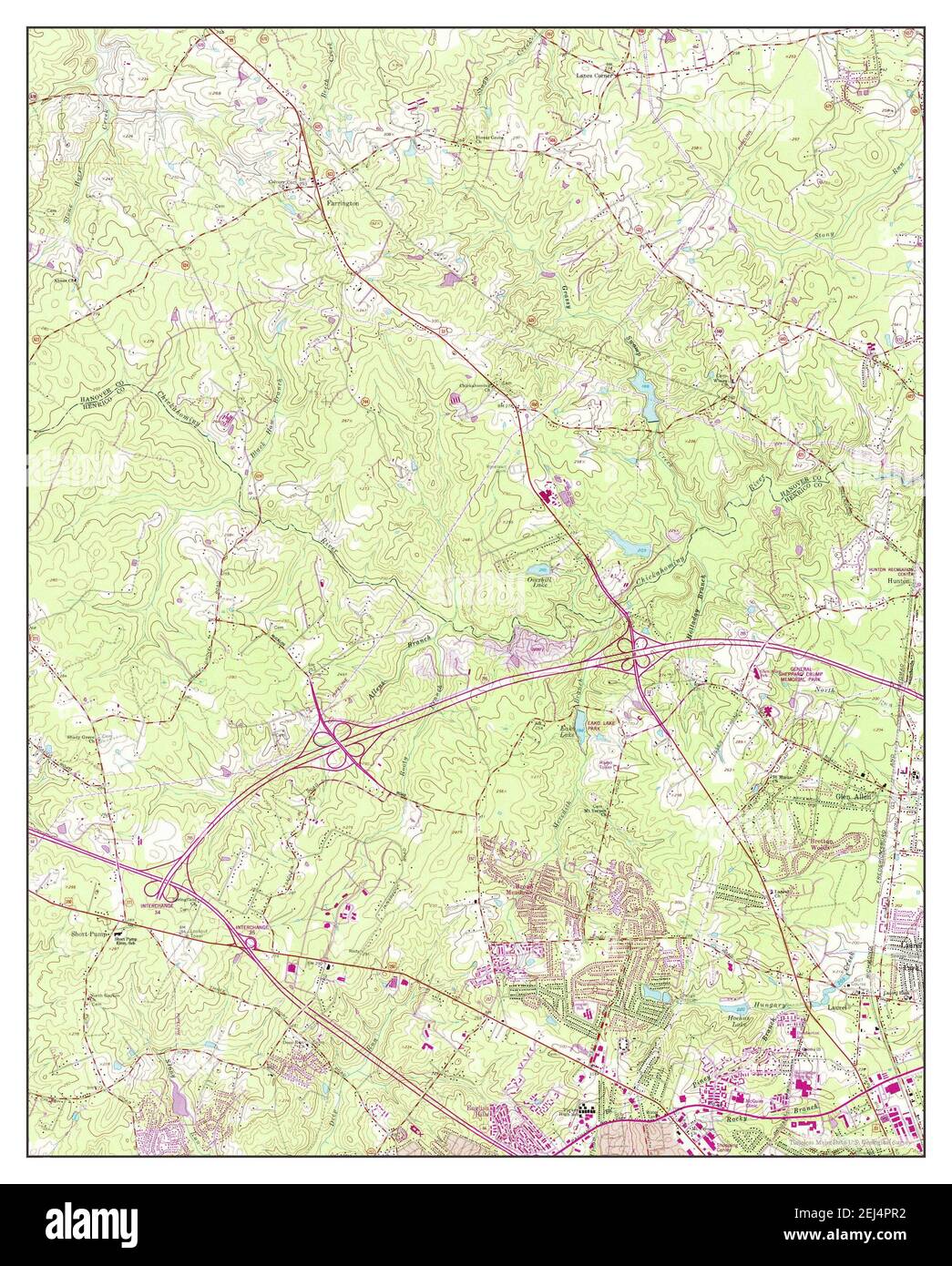 Map of glen allen virginia hires stock photography and images Alamy