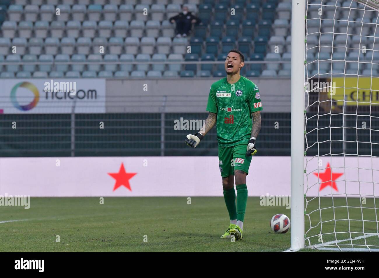 Lugano, Switzerland. 21st Apr, 2022. Ardon Jashari (#30 FC Luzern) during  the Swiss Cup semifinal match between FC Lugano and FC Luzern at Cornaredo  Stadium in Lugano, Switzerland Cristiano Mazzi/SPP Credit: SPP