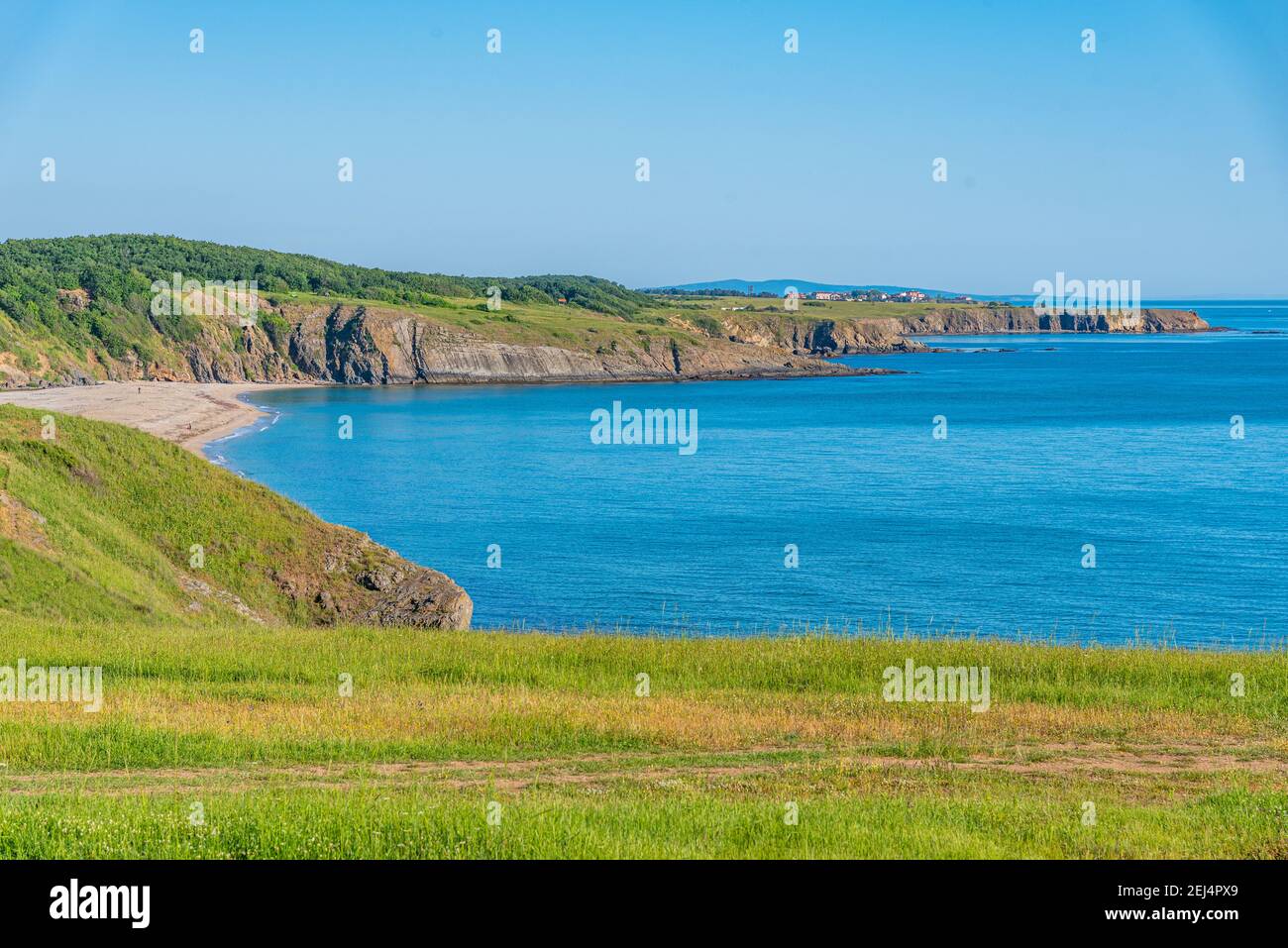 Aerial view of Veleka beach in Bulgaria Stock Photo - Alamy