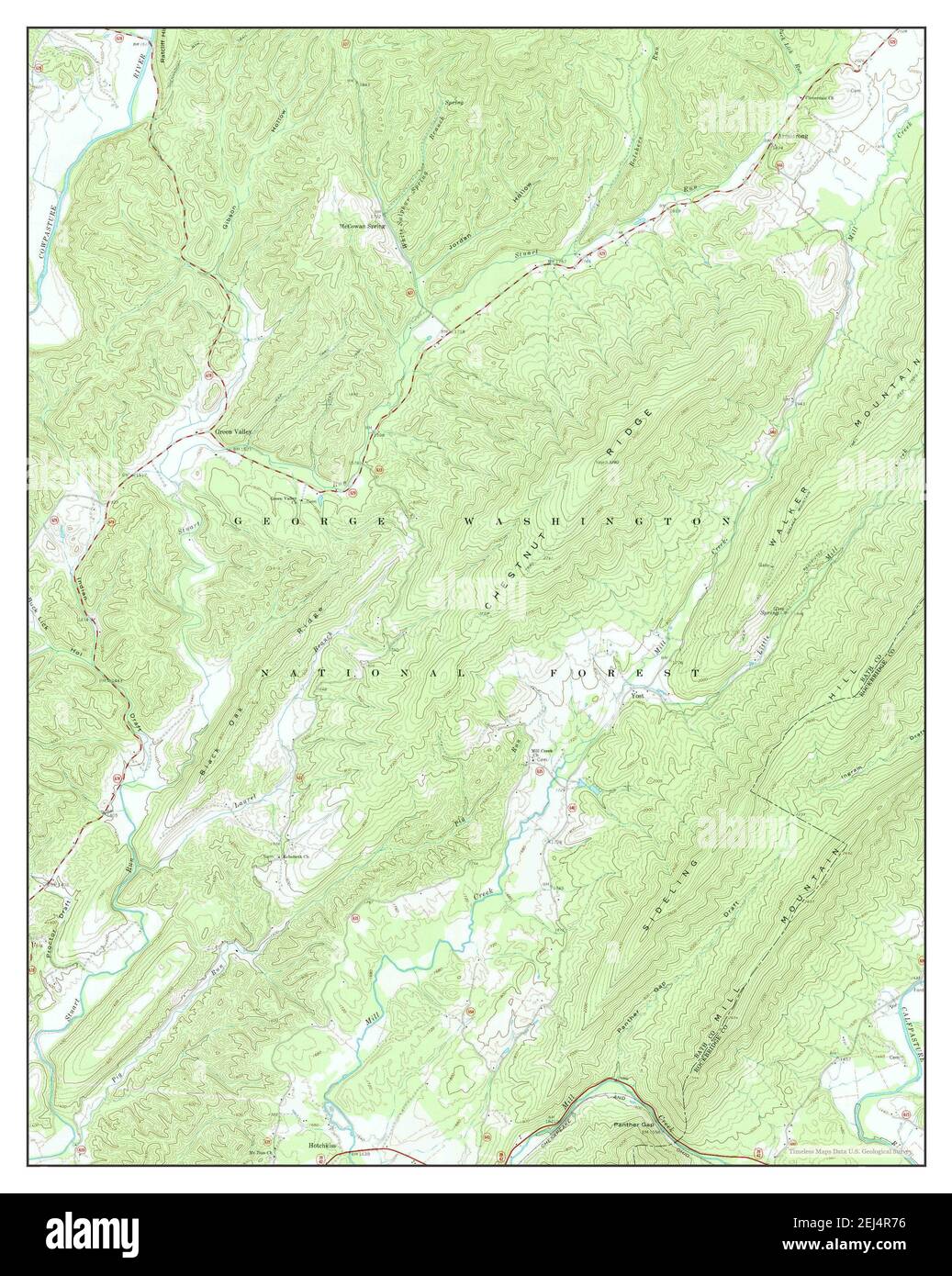 Green Valley, Virginia, map 1969, 1:24000, United States of America by ...