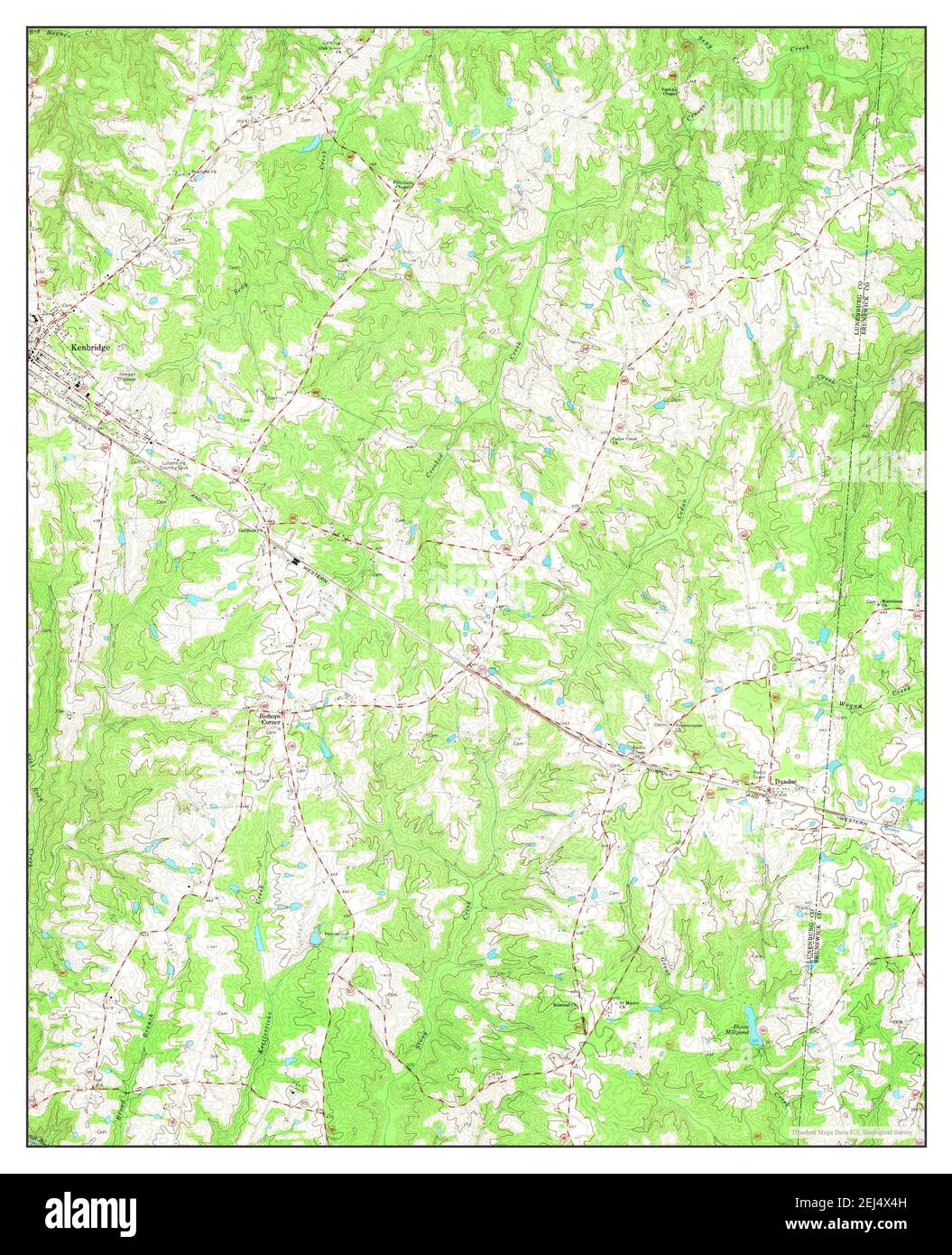 Map of kenbridge virginia hires stock photography and images Alamy