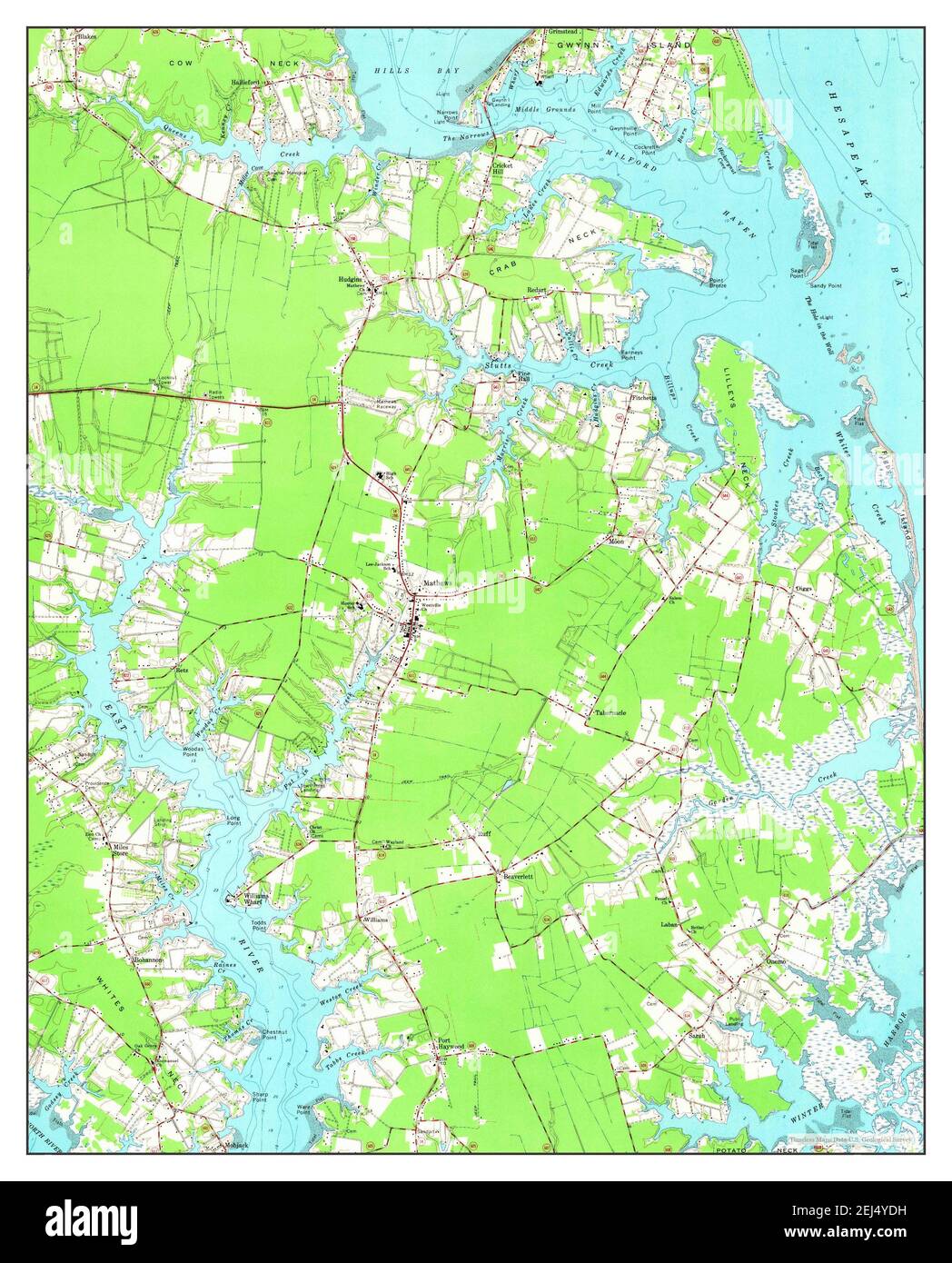 Maps Of Mathews County Virginia Marketmaps Com - vrogue.co