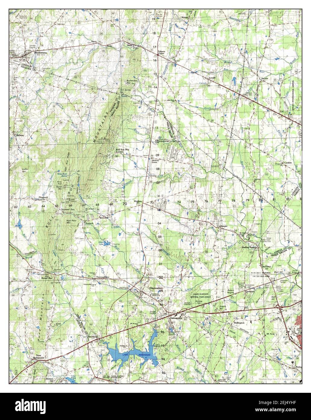 Middleburg, Virginia, map 1977, 150000, United States of America by