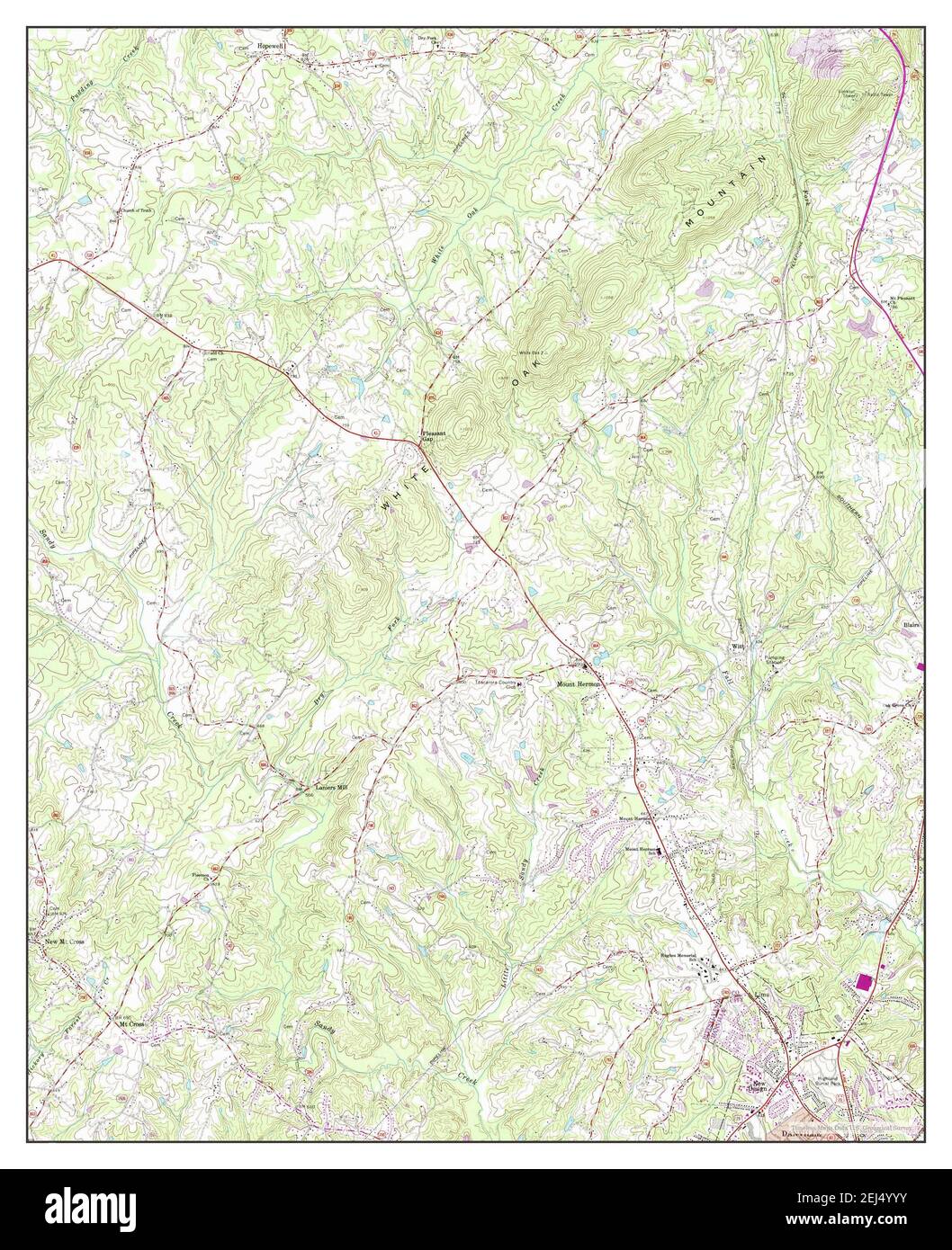 Mount Hermon, Virginia, map 1964, 1:24000, United States of America by ...