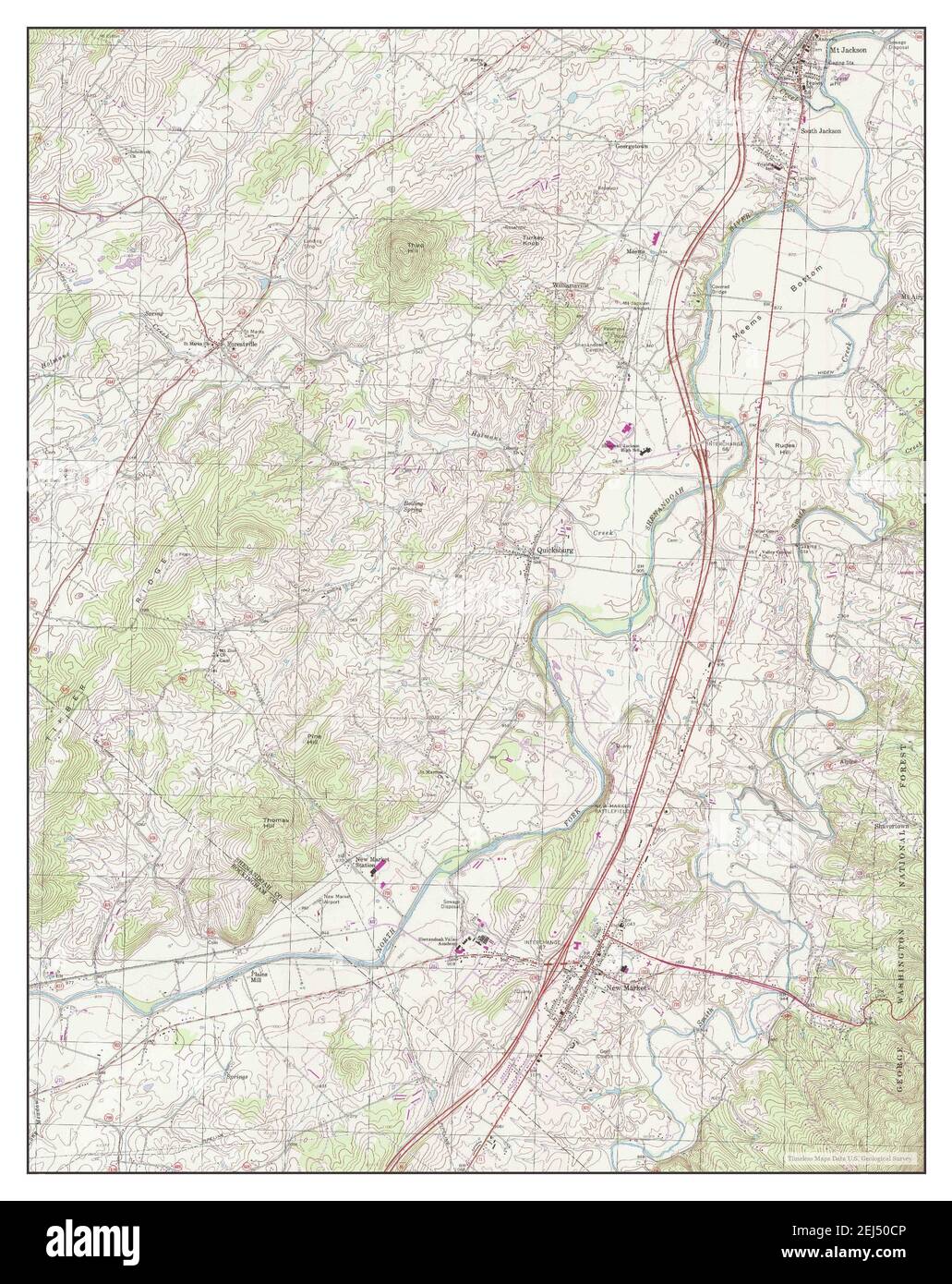 New market virginia map Cut Out Stock Images & Pictures Alamy