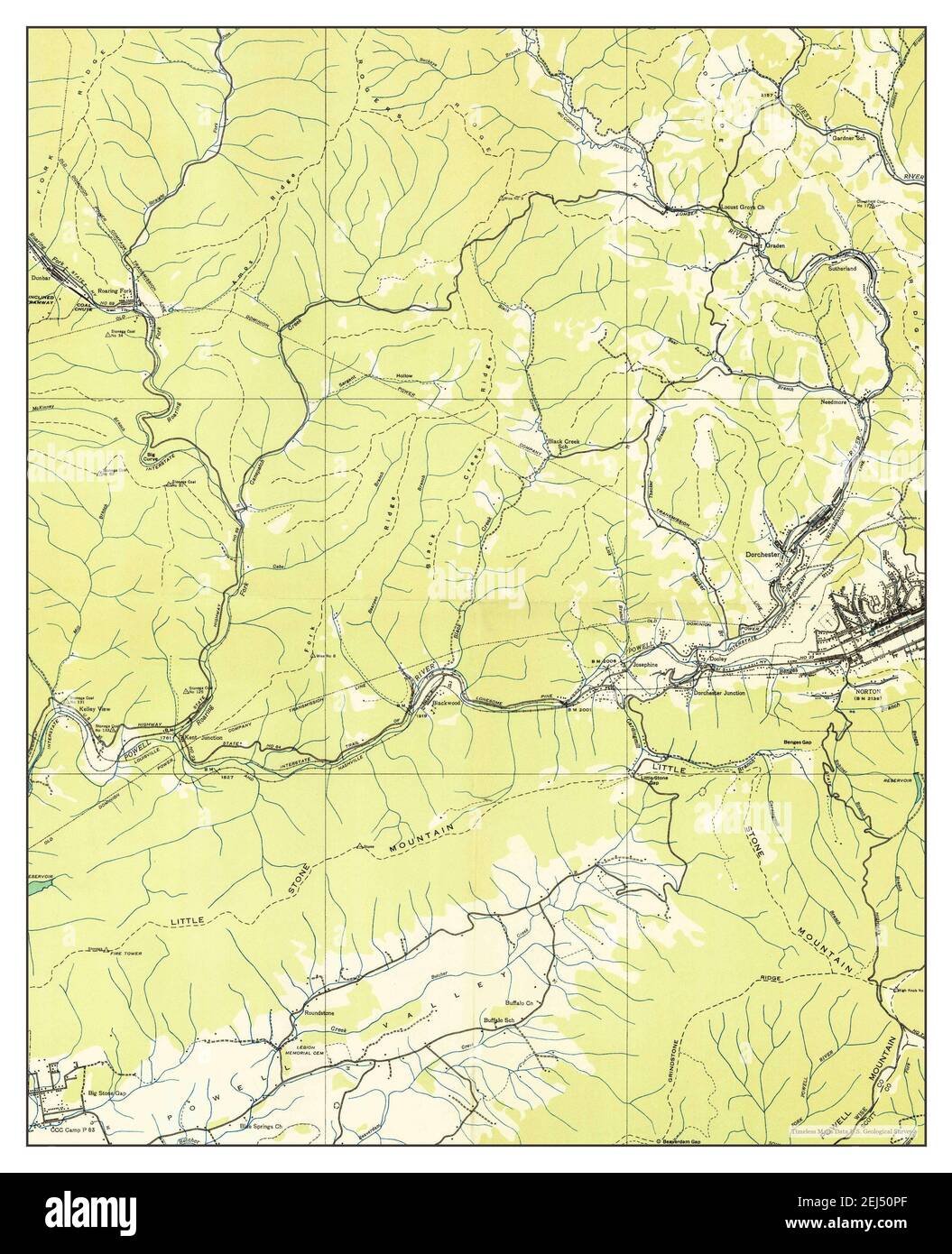 Norton virginia map hires stock photography and images Alamy