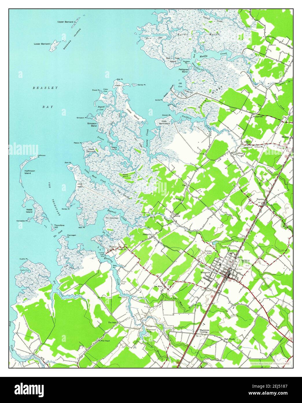 Parksley, Virginia, map 1942, 124000, United States of America by