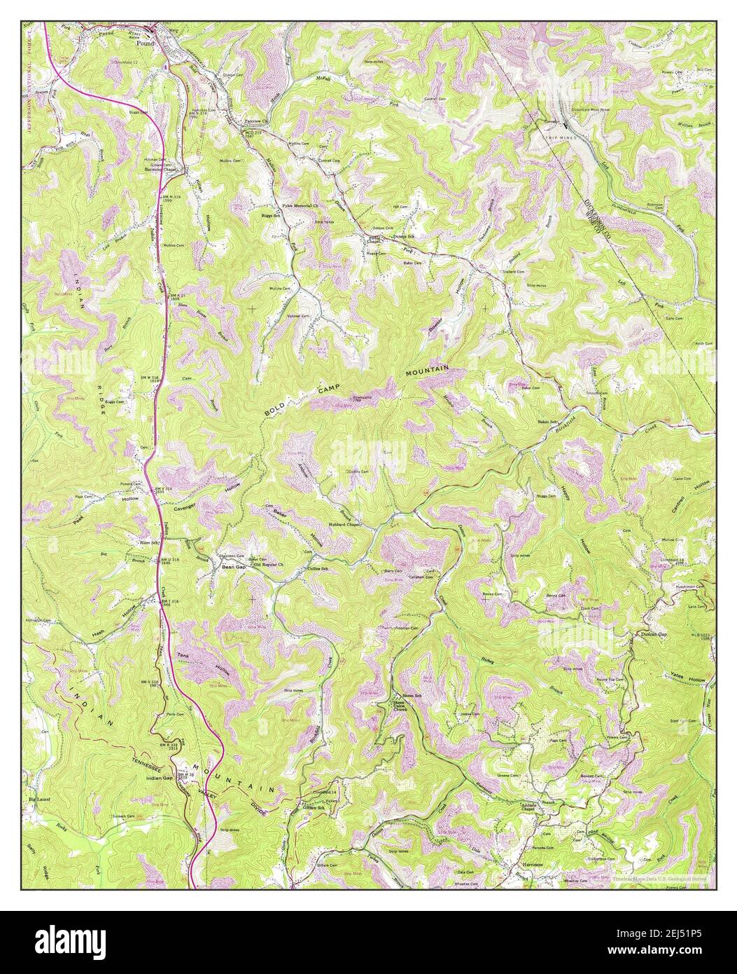 Pound virginia map hires stock photography and images Alamy