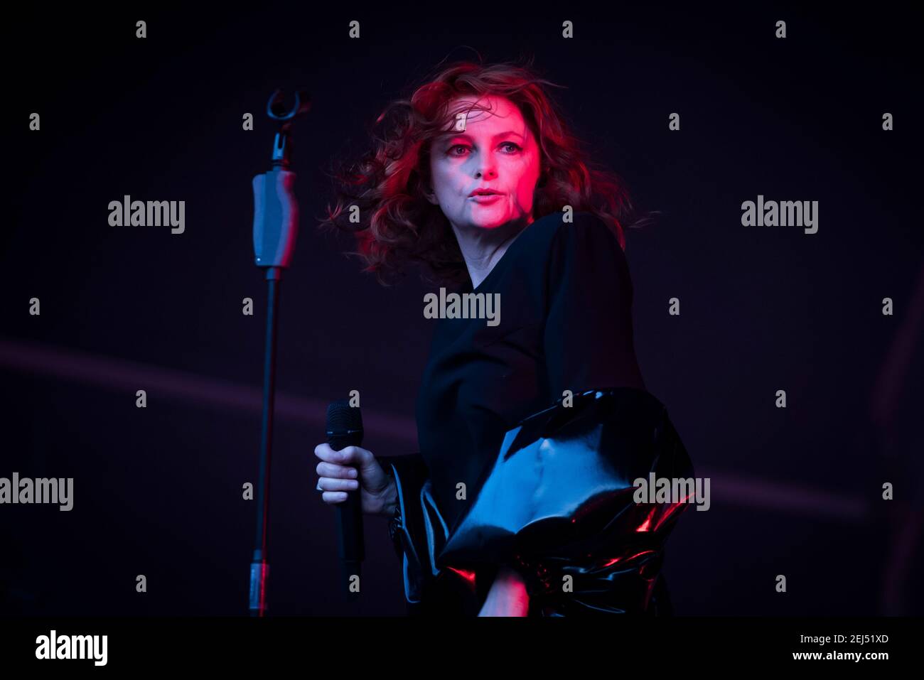 Alison Goldfrapp performs live on stage as part of the Summer Series at Somerset House, London. Photo date: Sunday 9th July 2017.  Picture Credit should read: © DavidJensen Stock Photo