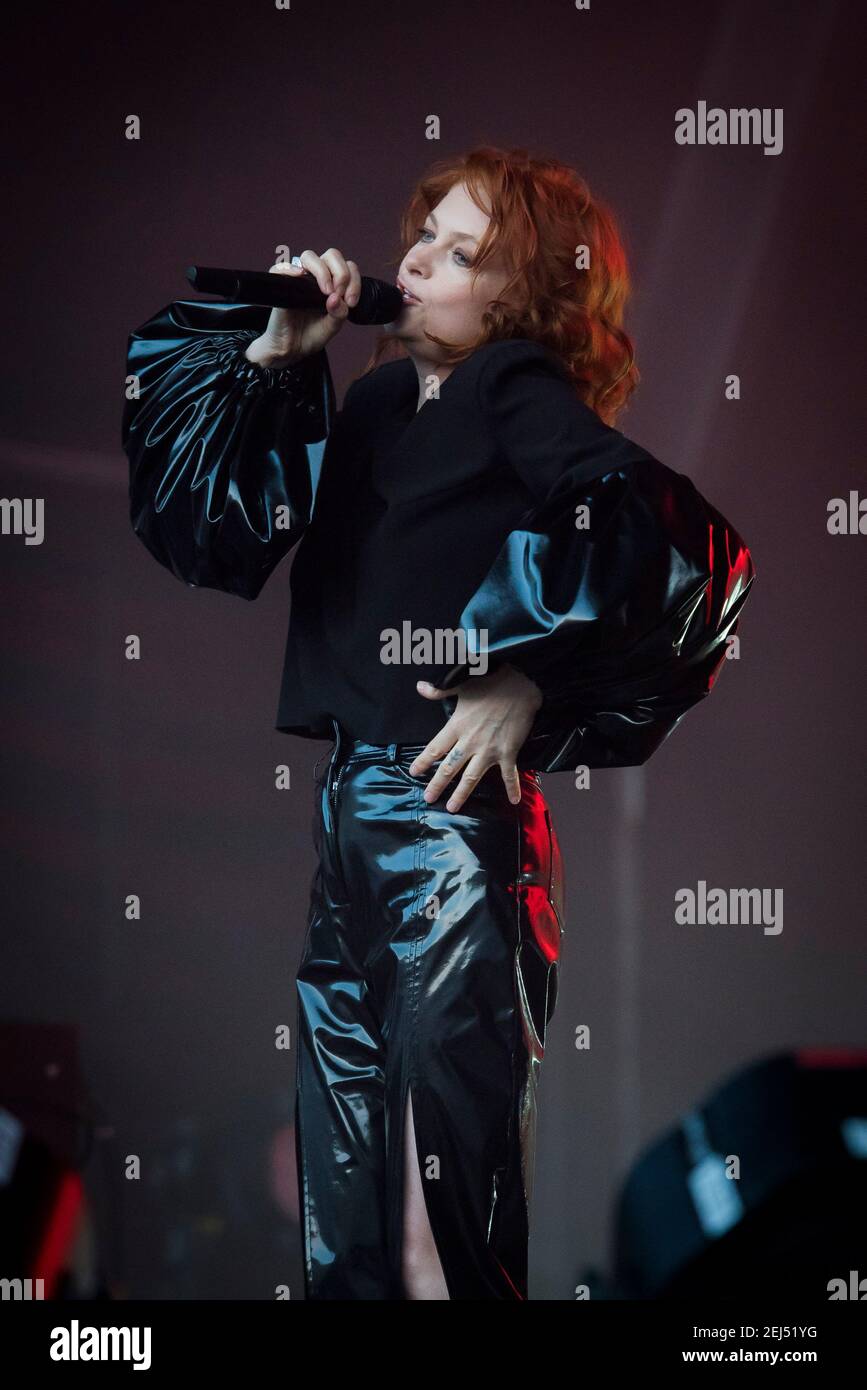 Alison Goldfrapp performs live on stage as part of the Summer Series at Somerset House, London. Photo date: Sunday 9th July 2017.  Picture Credit should read: © DavidJensen Stock Photo