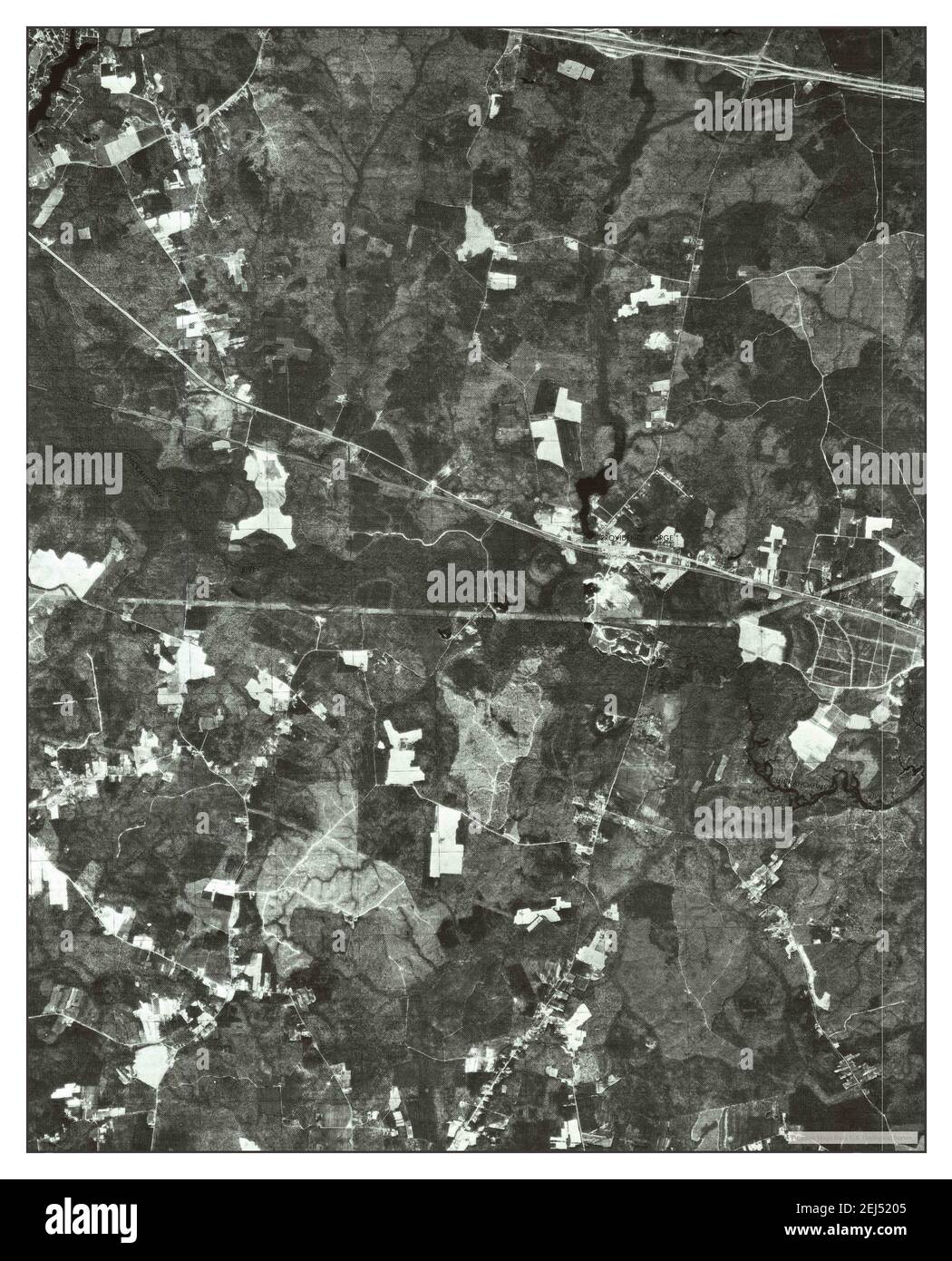 Providence Virginia, map 1974, 124000, United States of America