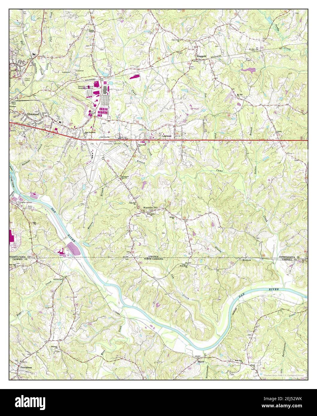 Map of ringgold hires stock photography and images Alamy
