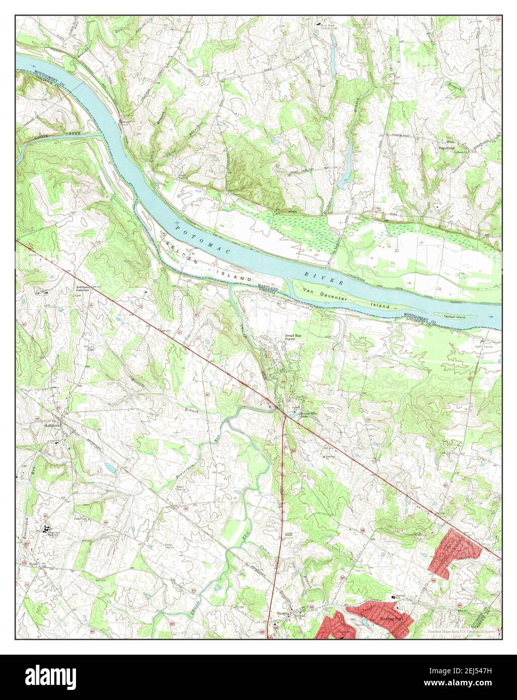 Sterling, Virginia, map 1968, 124000, United States of America by