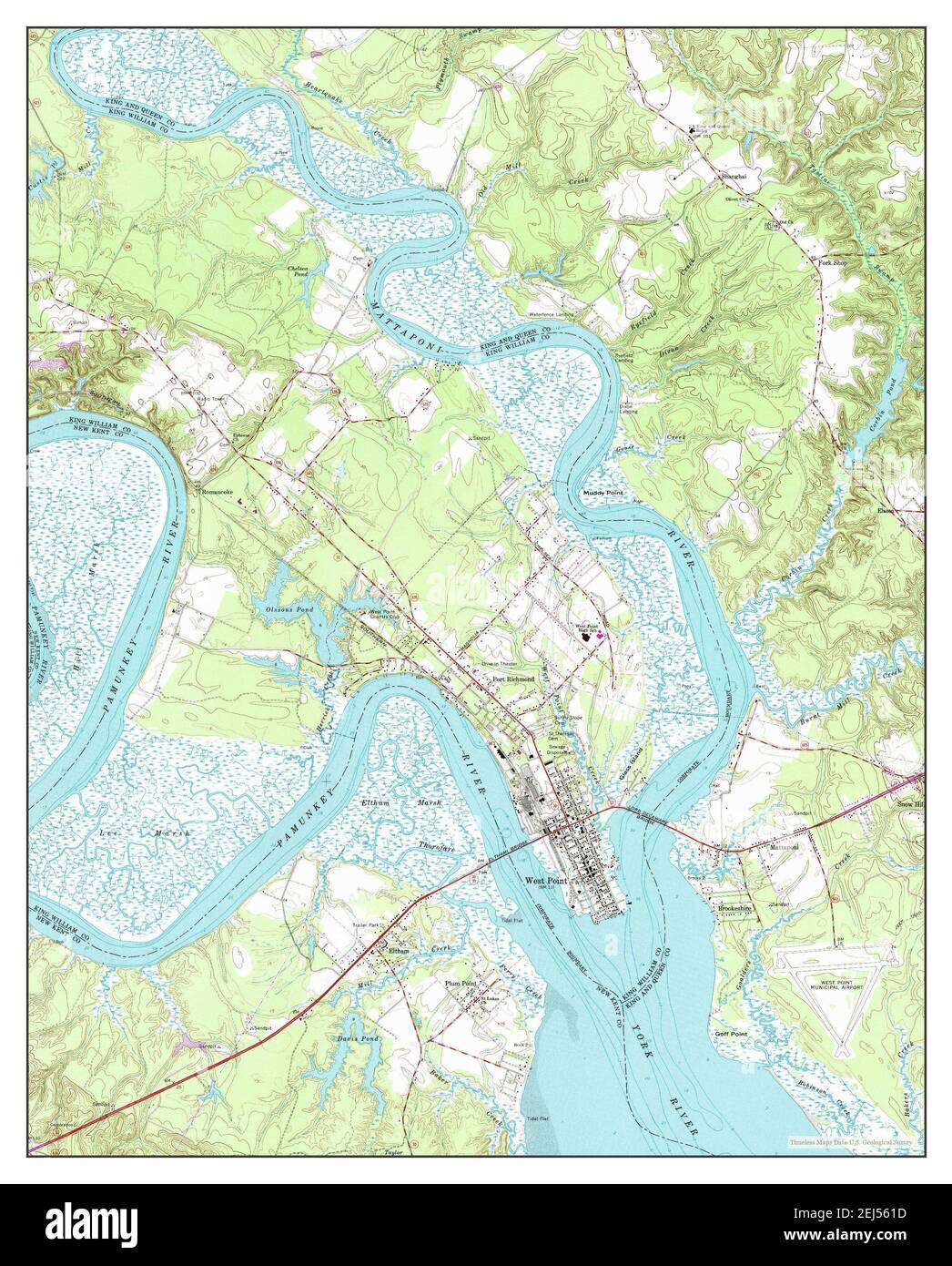 Antique map of west point Cut Out Stock Images & Pictures Alamy