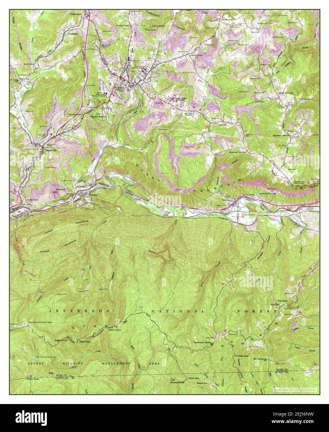 Wise Virginia map 1957 1 24000 - Wise Virginia Map 1957 124000 United States Of America By Timeless Maps Data Us Geological Survey 2EJ56NW