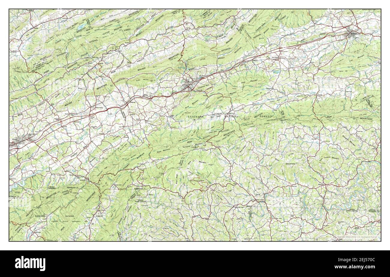 Wytheville virginia map hires stock photography and images Alamy