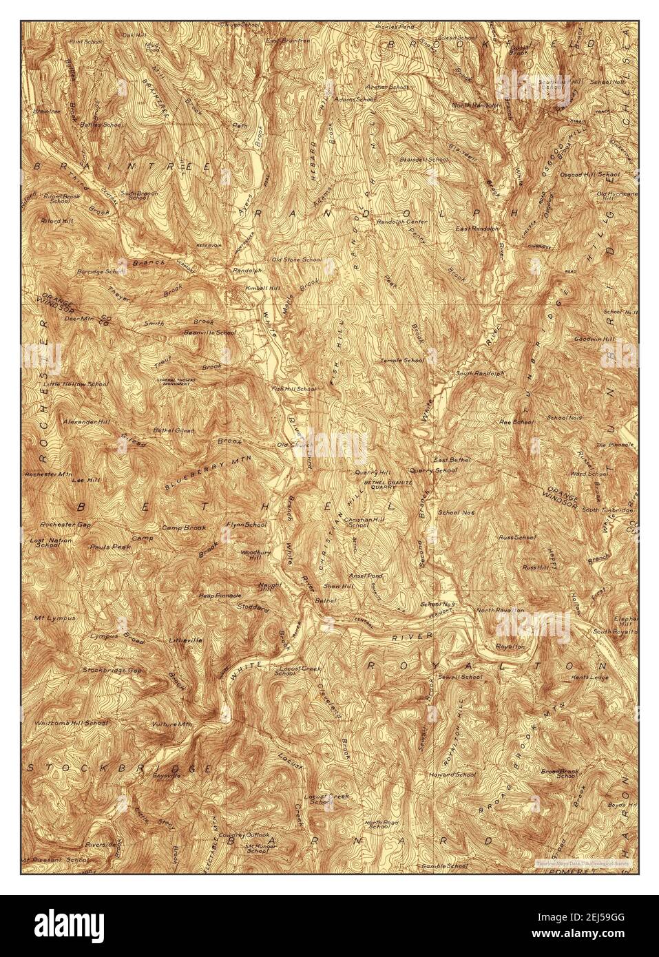 Randolph, Vermont, map 1924, 148000, United States of America by