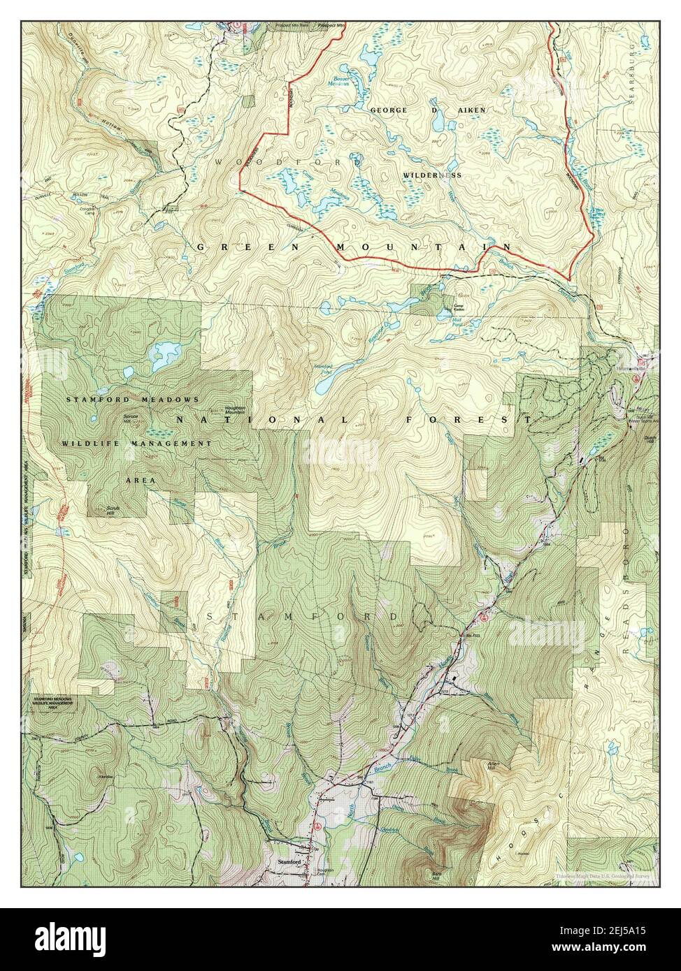 Map of stamford Cut Out Stock Images & Pictures Alamy