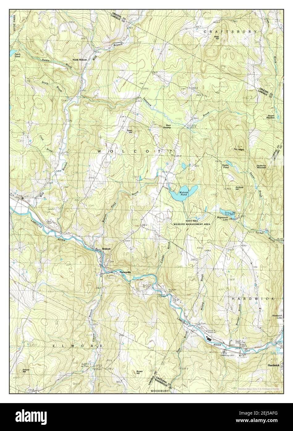 Map of wolcott hires stock photography and images Alamy