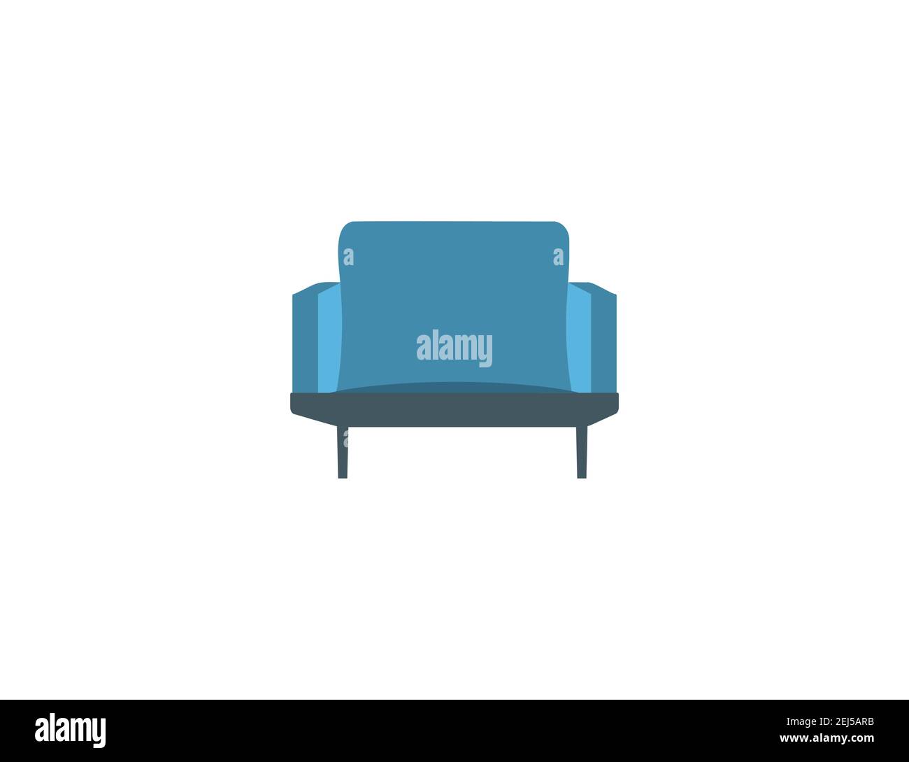 Vector illustration. Interior Armchair chair Stock Vector
