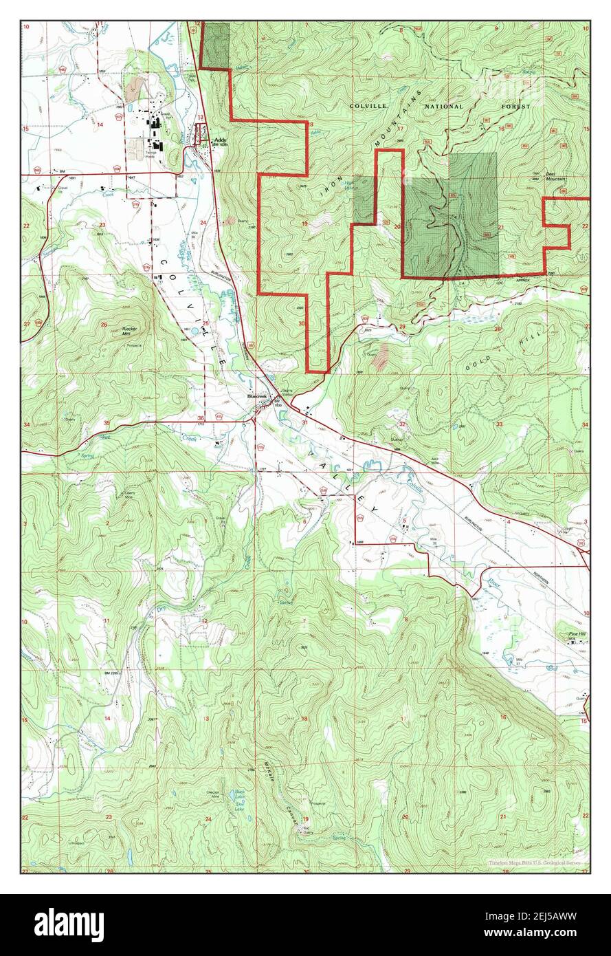 Map of addy washington state hires stock photography and images Alamy