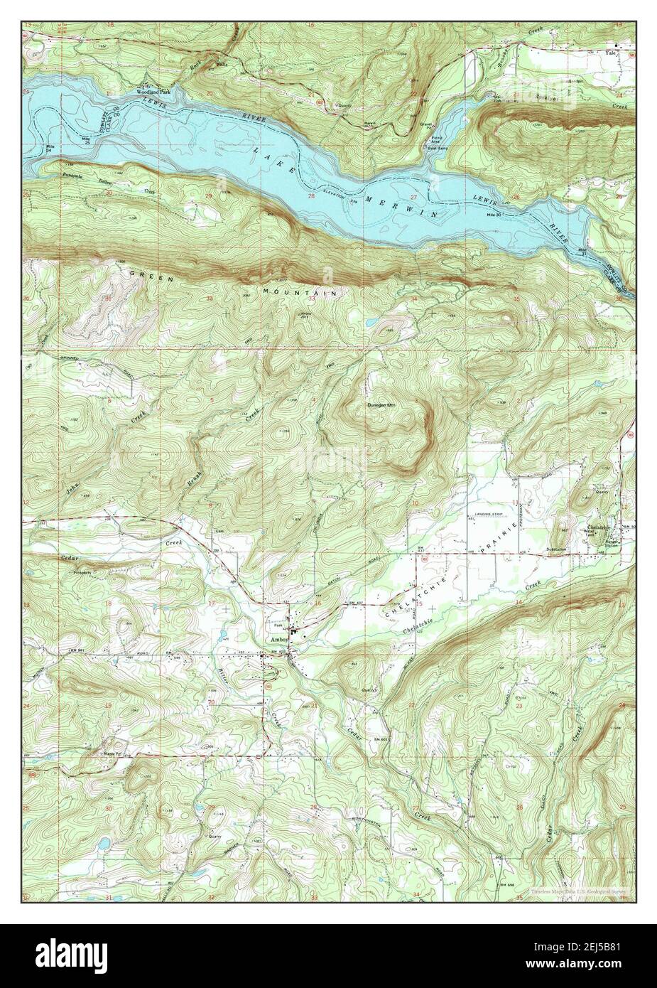 Map of amboy washington state Cut Out Stock Images & Pictures Alamy