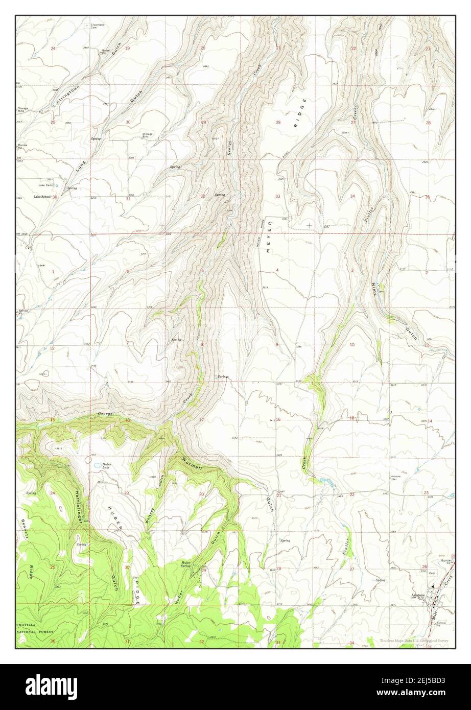 Anatone Washington Map 1971 124000 United States Of America By Timeless Maps Data Us 2808