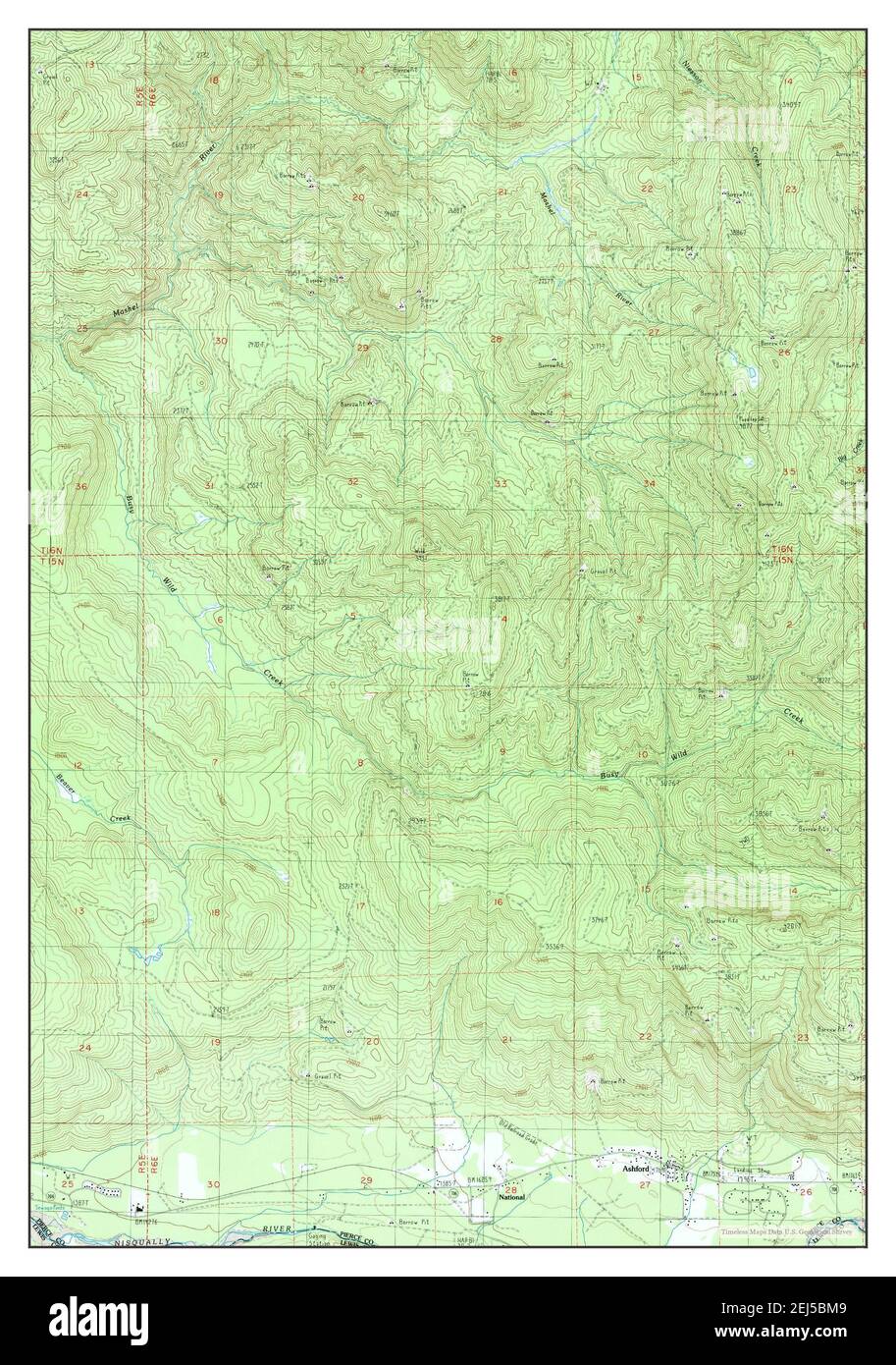Map of ashford washington hires stock photography and images Alamy