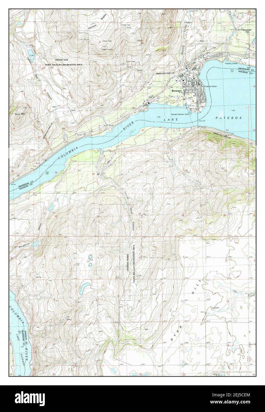 Map of brewster Cut Out Stock Images & Pictures Alamy
