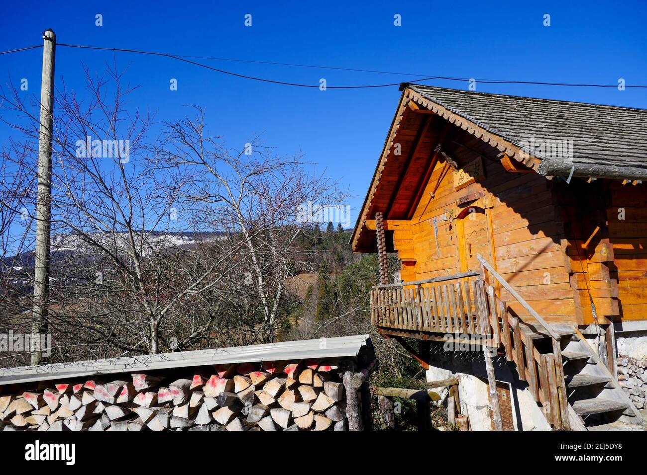 Mont Granier, Savoie, France Stock Photo