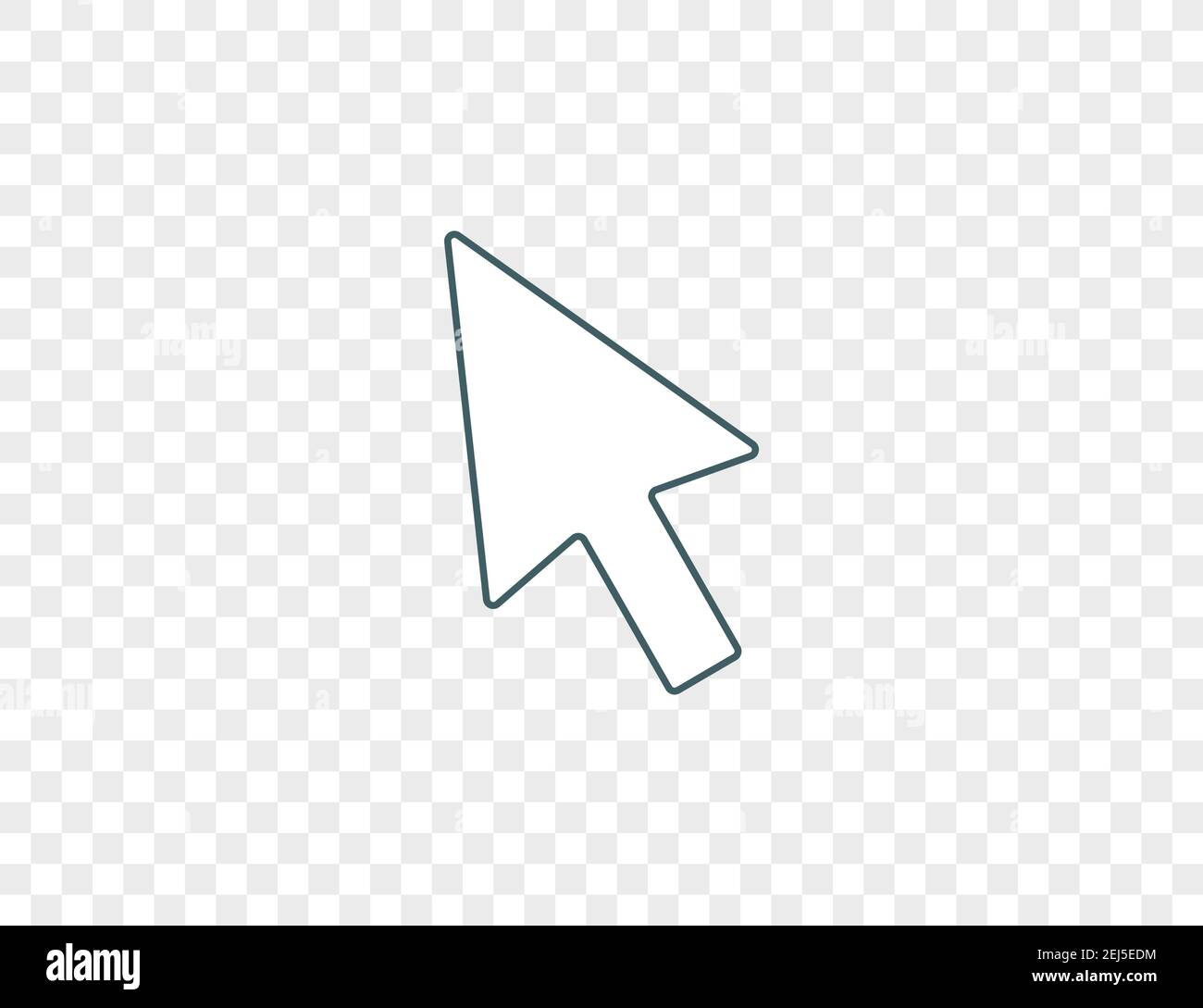Vector illustration. Pointer cursor arrow icon Stock Vector Image & Art ...
