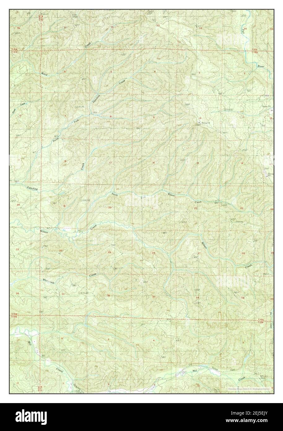 Raymond washington state map hires stock photography and images Alamy