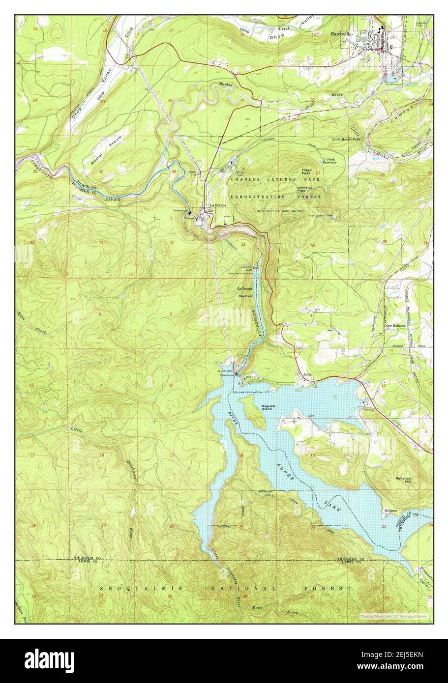Map of eatonville Cut Out Stock Images & Pictures Alamy