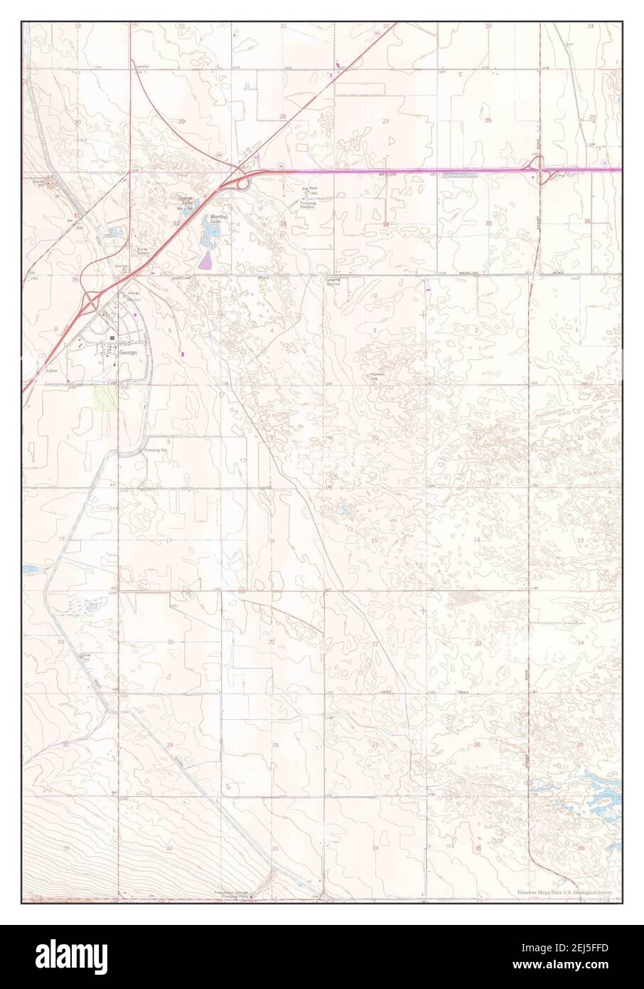 George, Washington, map 1966, 1:24000, United States of America by ...