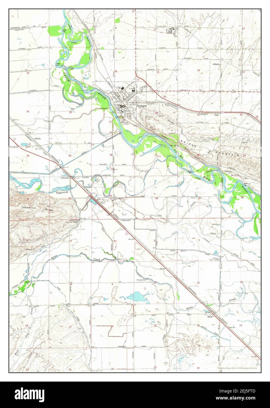 Granger washington map Cut Out Stock Images & Pictures Alamy