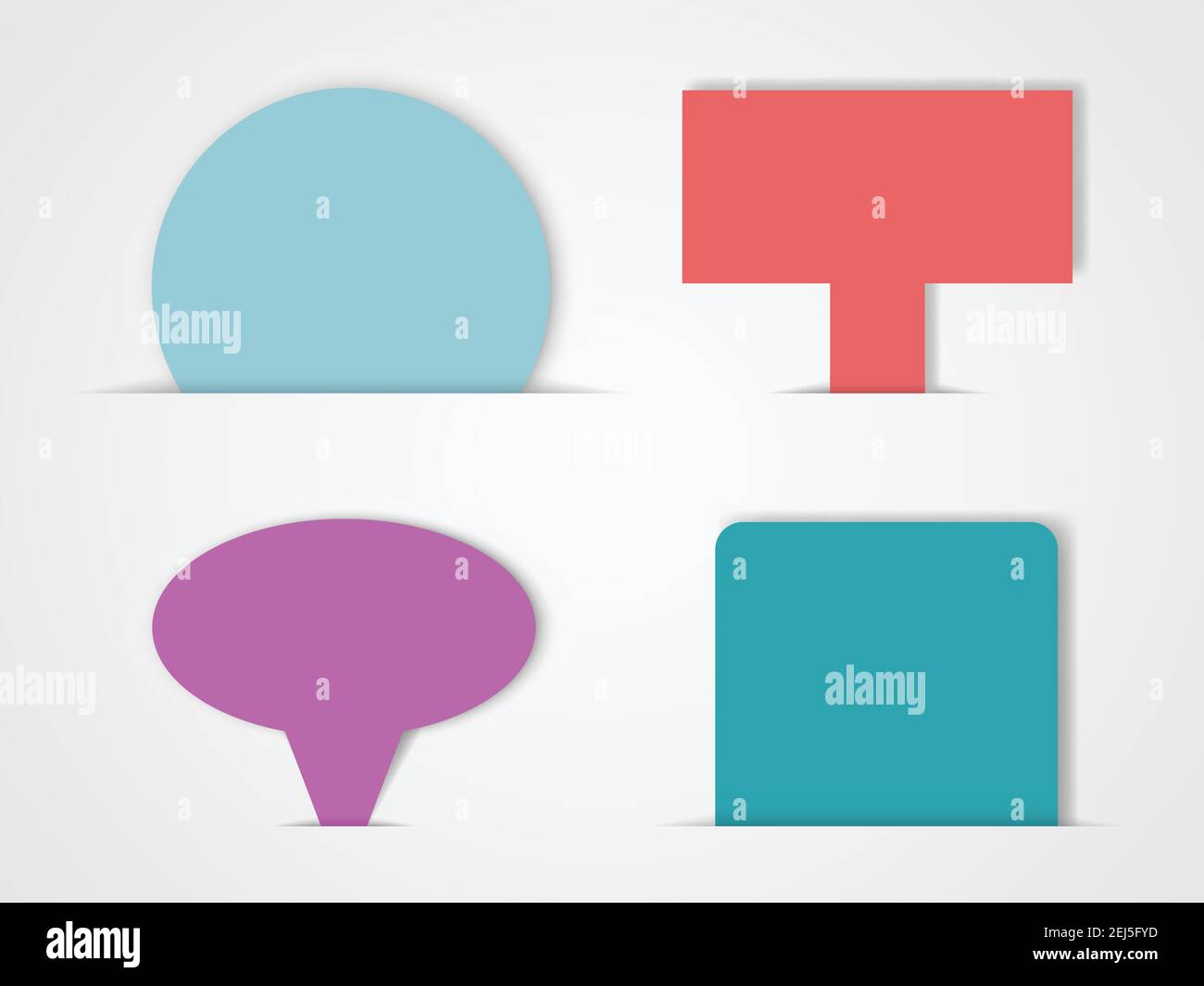 Ribbon Text Box Set 3 Stock Vector Image & Art - Alamy