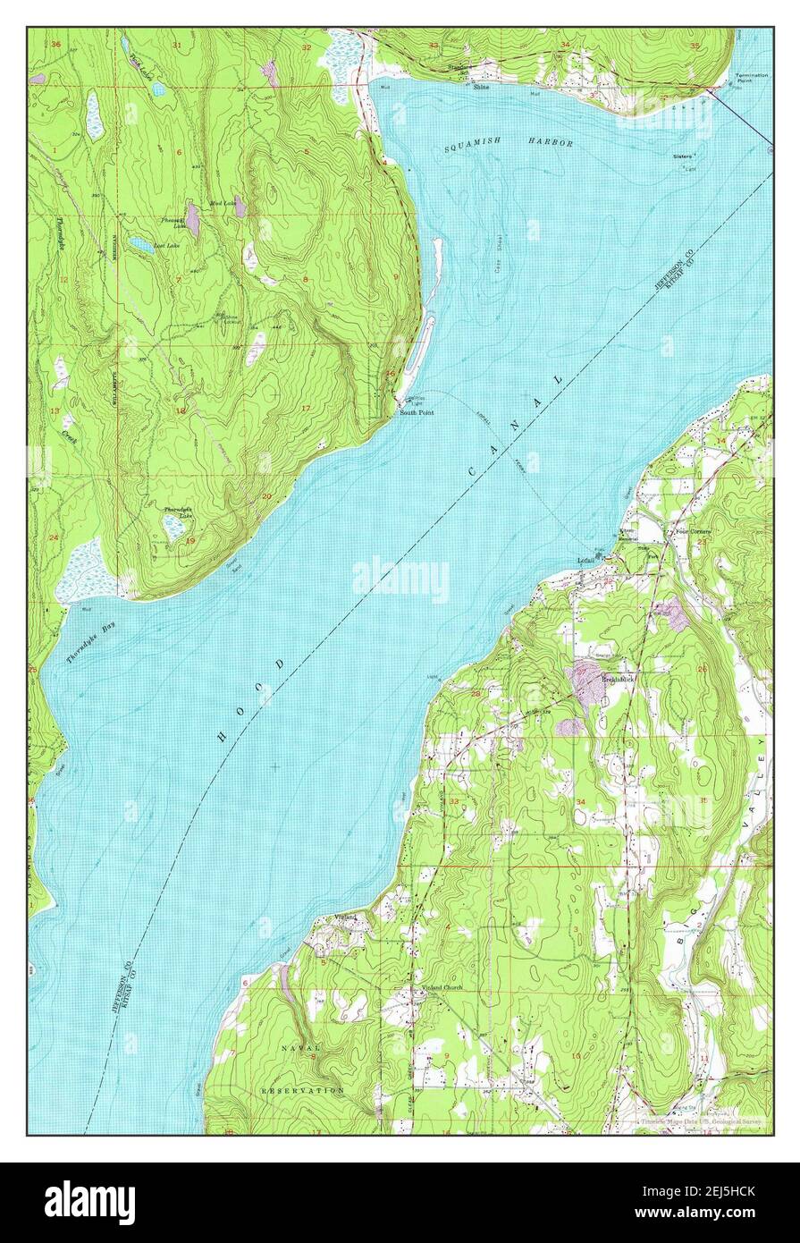 Lofall hi res stock photography - Lofall Washington Map 1953 124000 United States Of America By Timeless Maps Data Us Geological Survey 2EJ5HCK