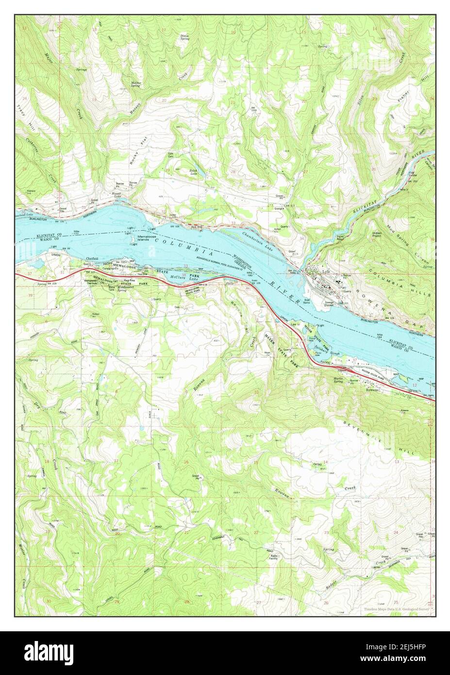 Lyle, Washington, map 1978, 1:24000, United States of America by 